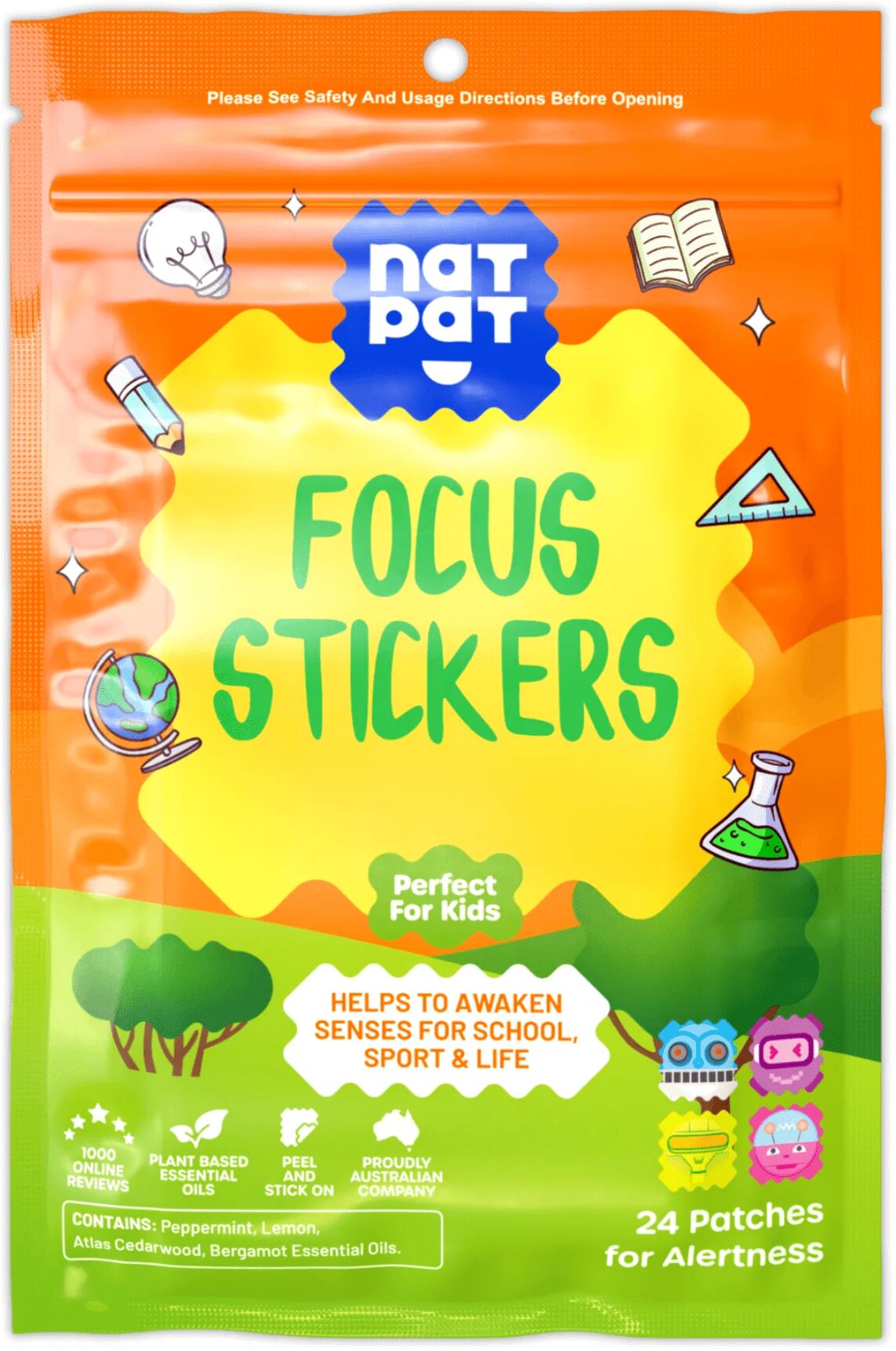 FocusPatch - Focus Enhancing Stickers 1 Pack