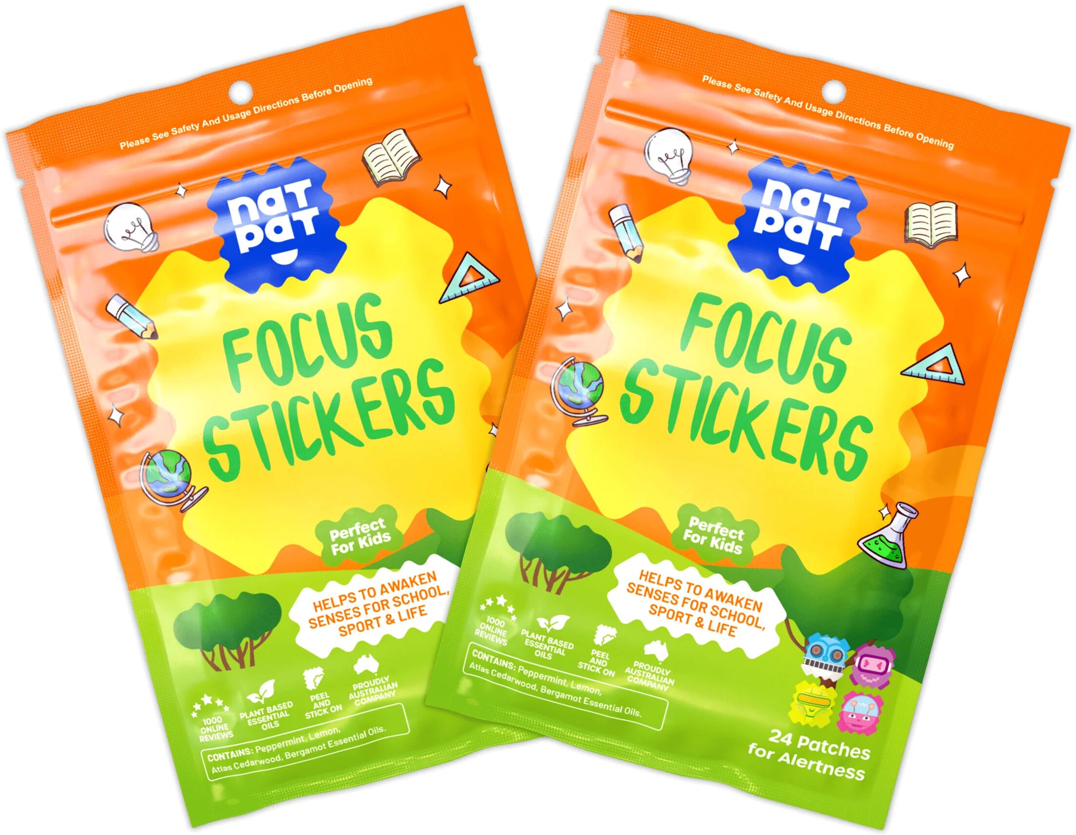 FocusPatch - Focus Enhancing Stickers 2 Packs