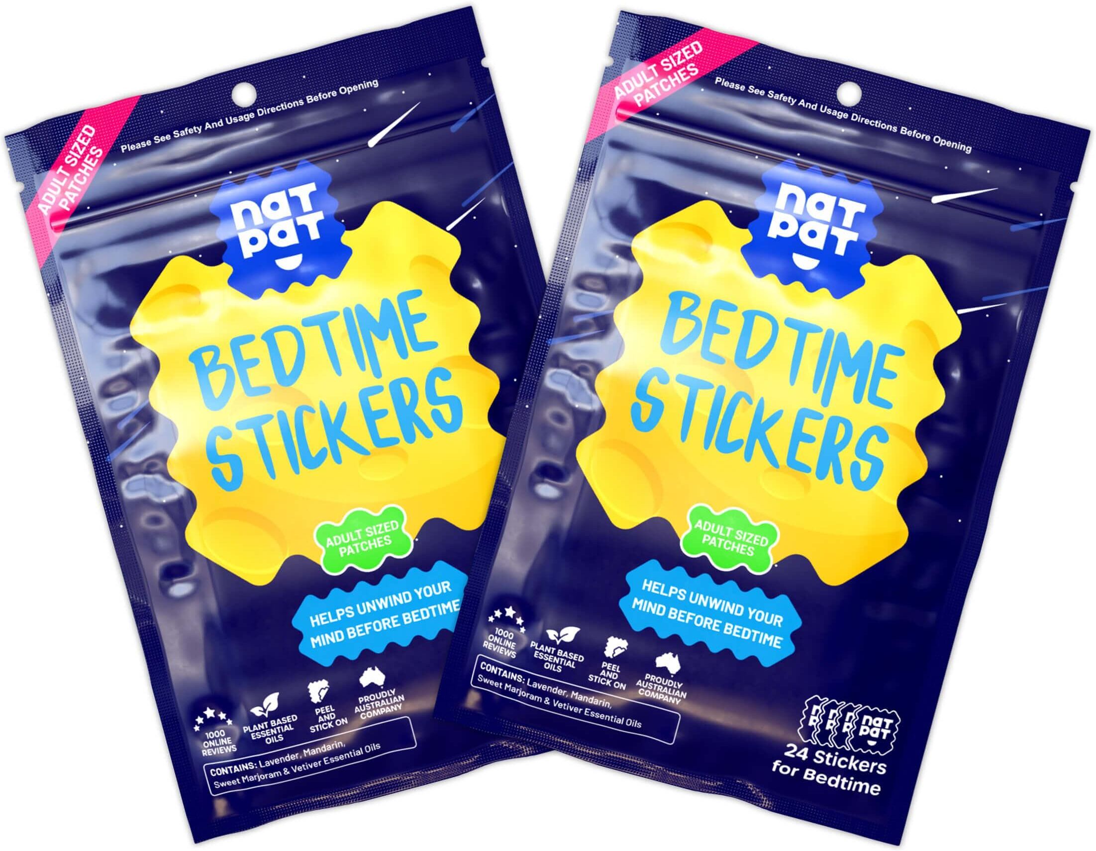 SleepyPatch Sleep Patches for Adults - Sleep Promoting Stickers 2 Packs