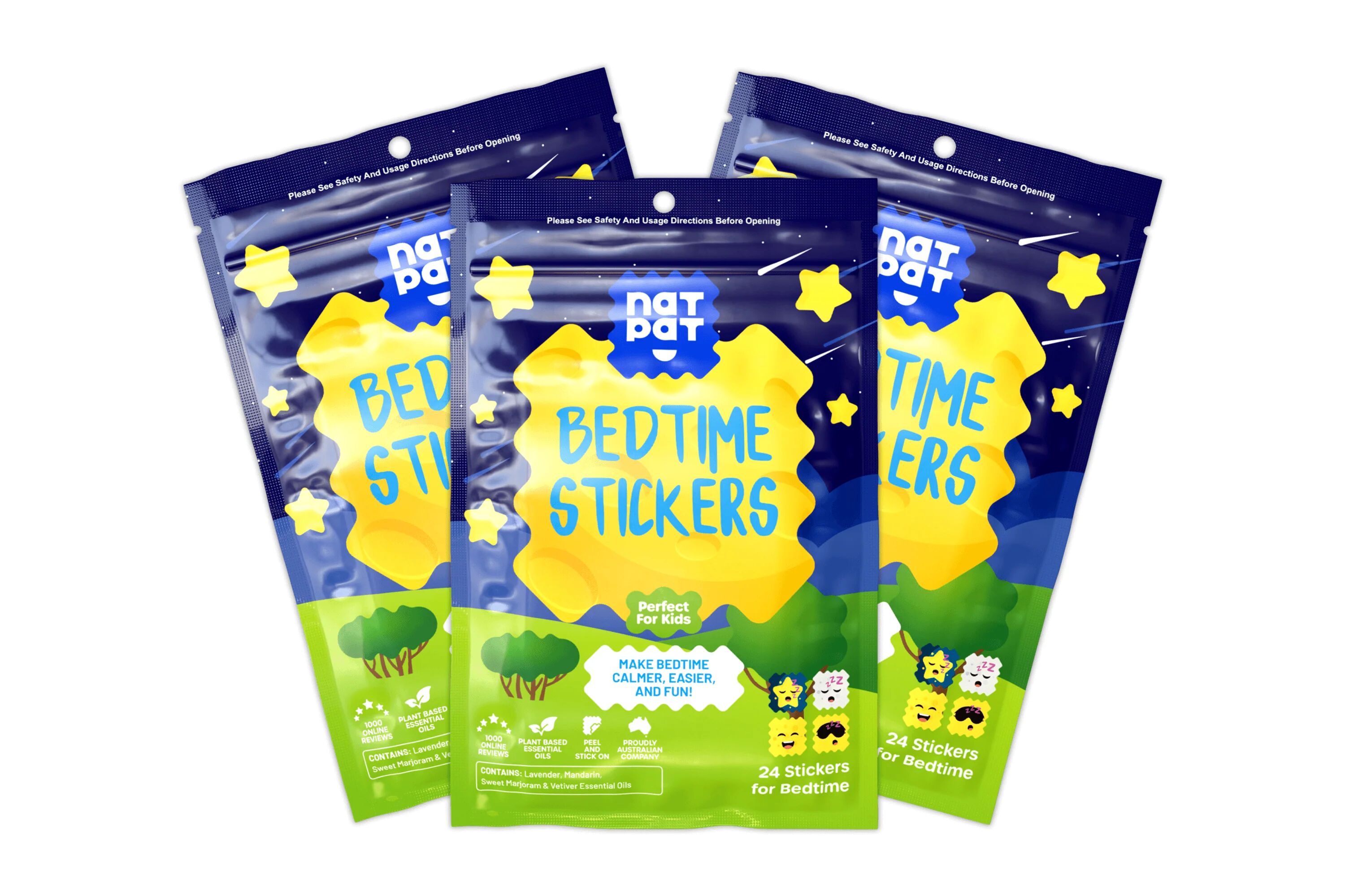 SleepyPatch for Kids - Sleep Promoting Stickers 3 Packs
