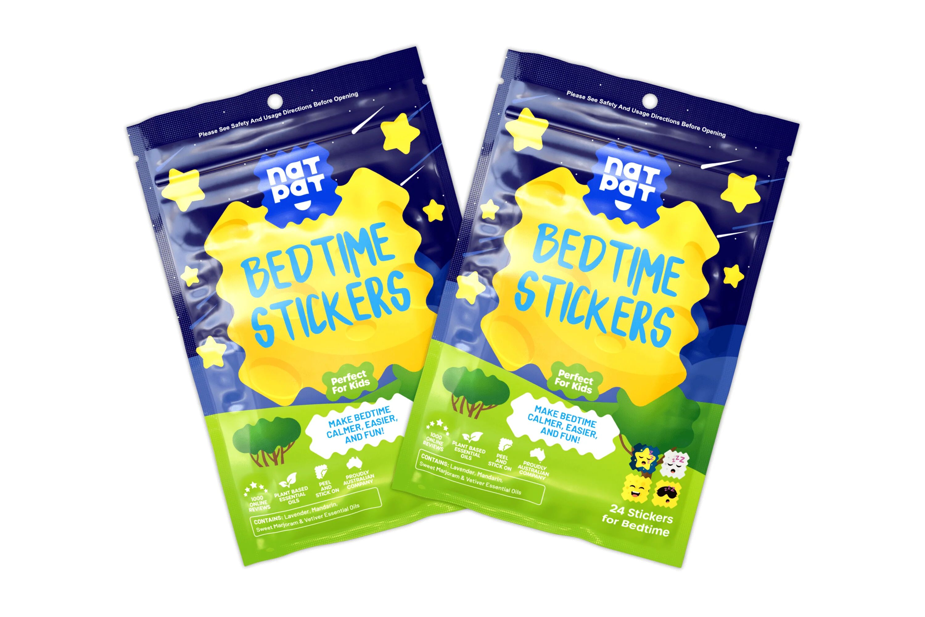 SleepyPatch for Kids - Sleep Promoting Stickers 2 Packs