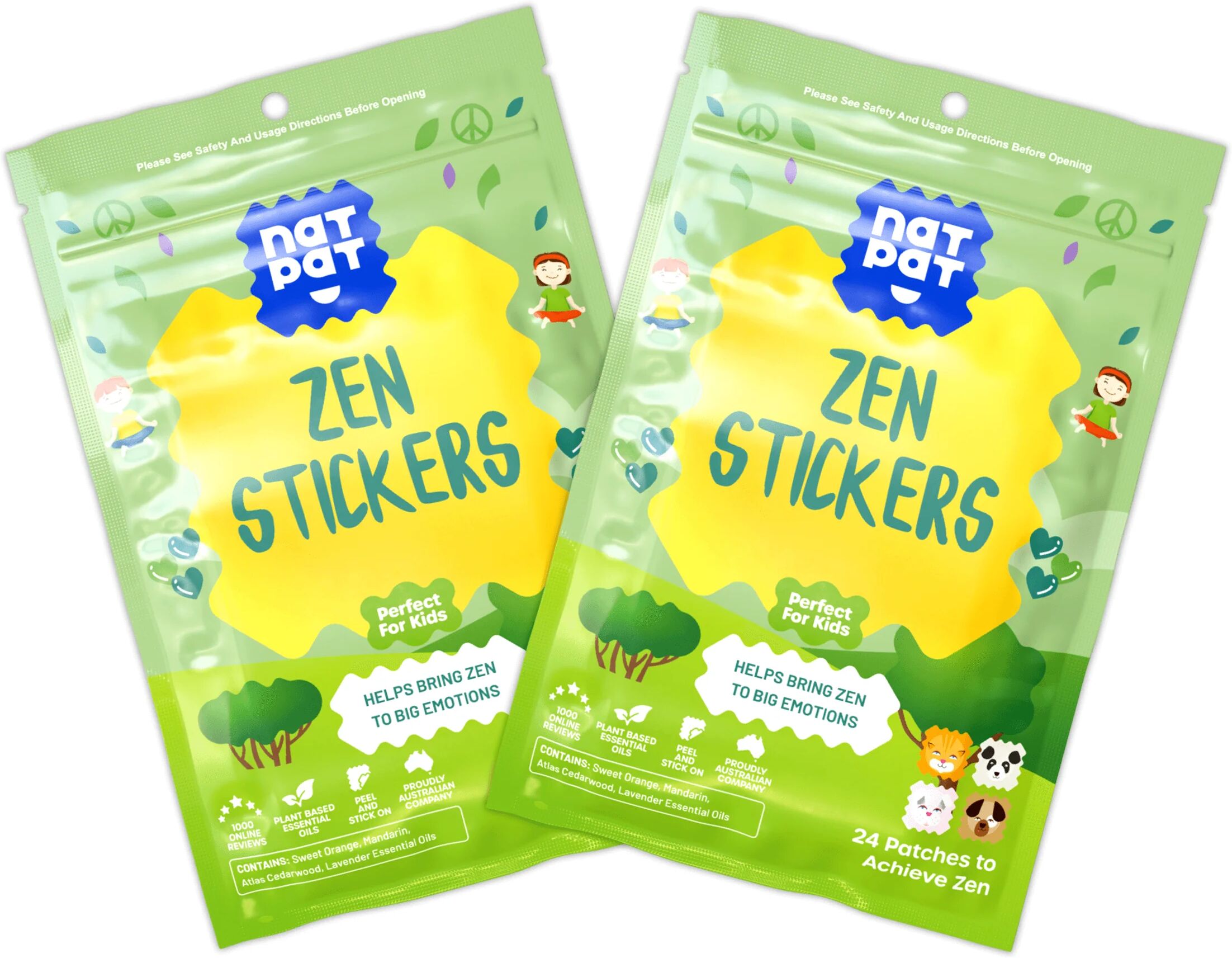 ZenPatch - Mood Calming Patches 2 Packs