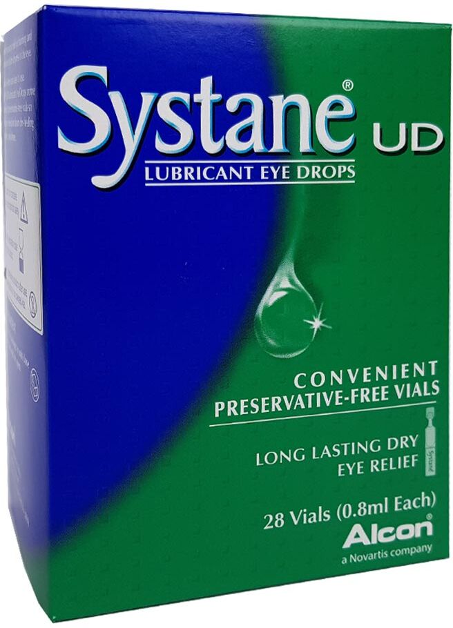 Alcon Systane Lubricating Preservative Free Eye Drops - Vials (28*0.8ml vials), Alcon