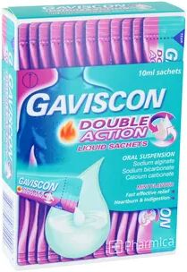 Gaviscon Double Action Liquid 12 Sachets