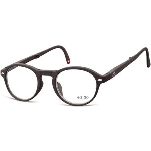 Montana Eyewear Gafas de lectura plegables unisex negras 1 un. +3.50