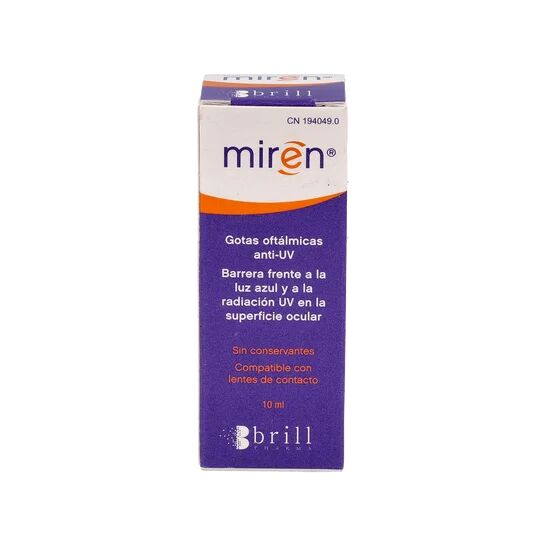 BRILL Miren Gotas Oftálmicas Anti UV 10ml