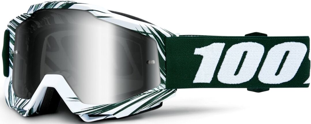 100% Accuri Extra Bali Gafas de Motocross - Blanco Verde (un tamaño)