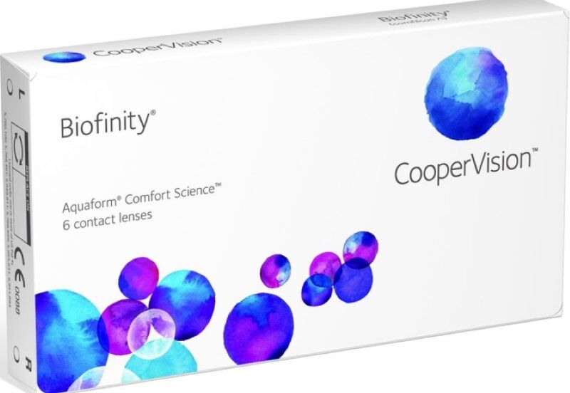 Biofinity (caja de 6) - 6 lentillas - CooperVision