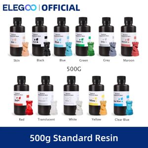ELEGOO – résine d'impression 3D LCD  polymérisation UV  Standard 405nm  photopolymère  500g  peau
