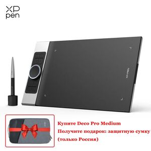 XPPen-Tablette de dessin professionnelle Deco Pro M Medium  11x6 pouces  inclinaison 60  1 roue  8