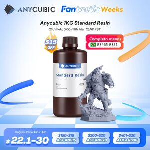 ANYCUBIC 1kg résine photopolymère liquide 405nm résine UV pour imprimante LCD 3D matériel