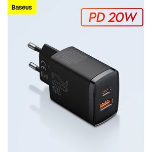 Baseus – chargeur rapide Usb 20w  adaptateur 3.0  prise ue  charge murale de voyage rapide  pour