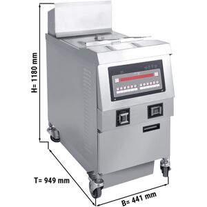 GGM GASTRO - Friteuse électrique - 25 litres - 14,2 kW - avec système de filtration