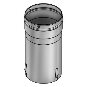 GGM GASTRO - Embout d'insertion/adaptateur pour cheminée - Ø 150 mm