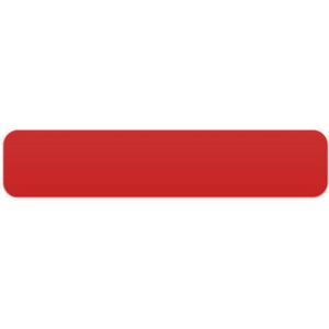 GGM GASTRO - Panneau frontal rouge 1,3 m - RAL 3020