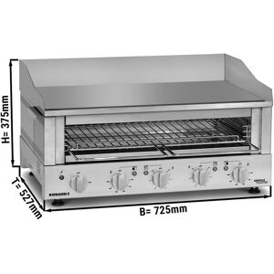 GGM GASTRO - ROBAND Griddle Grille-pain 700 - 5,9 kW - Grill & Salamandre