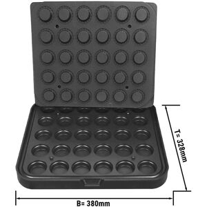 GGM Gastro - Plaques pour machine a tartelettes TMNP - Forme de tartelette : Rond - Ø 47mm