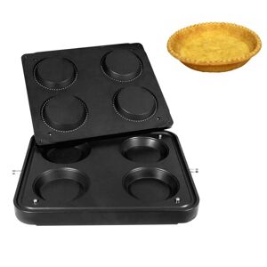 GGM Gastro - Plaques pour machine a tartelettes TMPIC - Forme tartelette : Rond - Ø 125mm Noir