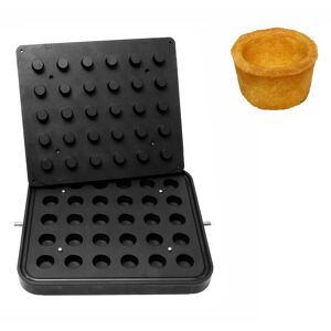 GGM Gastro - Plaques pour machine a tartelettes TMPIC - Forme tartelette : Rond - Ø 35mm Noir