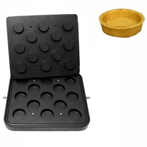 GGM Gastro - Plaques pour machine a tartelettes TMPIC - Forme tartelette : Rond - Ø 60mm Noir