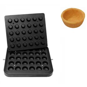 GGM Gastro - Plaques pour machine a tartelettes TMPIC - Forme tartelette : Rond - Ø 45mm Noir