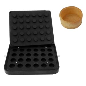 GGM Gastro - Plaques pour machine a tartelettes TMPIC - Forme tartelette : Rond - Ø 39mm Noir
