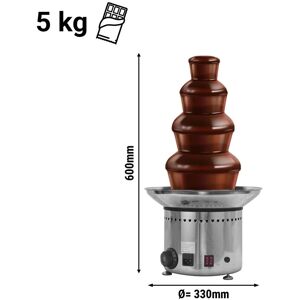 GGM Gastro - Fontaine a chocolat - 4 etages- hauteur 60 cm