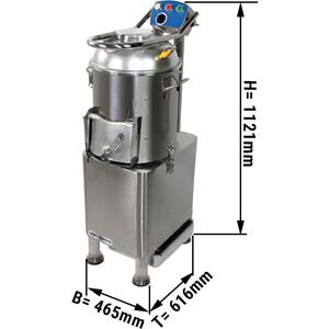 GGM GASTRO - Éplucheur électrique de pommes de terre - 225 kg/h - 950 Watt - 230 Volt