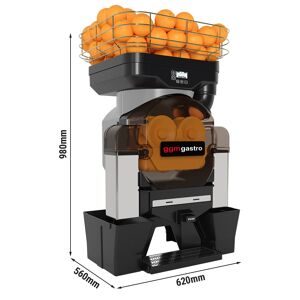 GGM GASTRO - Presse-orange électrique - Argent - Bouton Push & Jus - Alimentation automatique en fruits