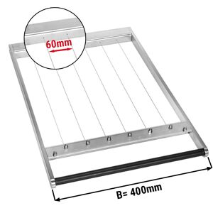 GGM GASTRO - Cadre pour double coupeuse de pralines - Distance entre les fils : 60 mm