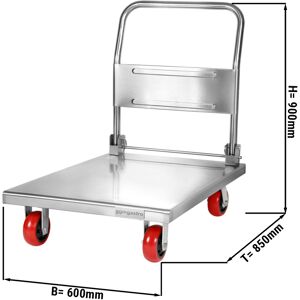 GGM GASTRO - Chariot de transport - 600x850mm - avec 1 tablette