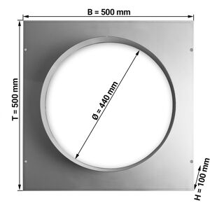 GGM GASTRO - Platine virole - Ø440 mm'