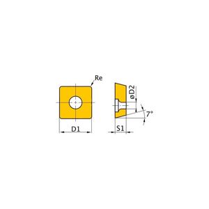 - 3441755 plaq. hm 1N. 46SNMG090304, 5UND