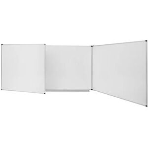 - Tableau triptyque blanc émaillé Trio Maya nf 120 x 200 cm