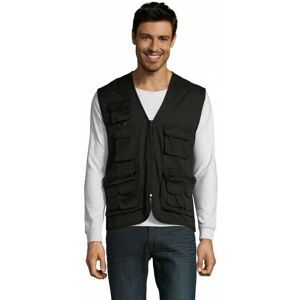 - Gilet reporter multipoches WILD M - Noir