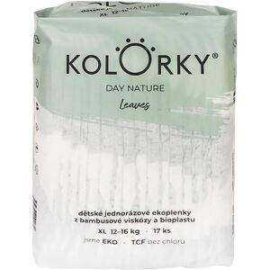 Kolorky Day Nature Bambus Leaves couches ÉCO à usage unique taille XL 12-16 Kg 17 pcs