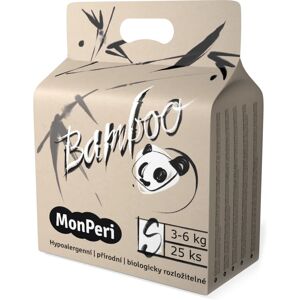 MonPeri Bamboo Size S couches ÉCO à usage unique 3-6 kg 25 pcs