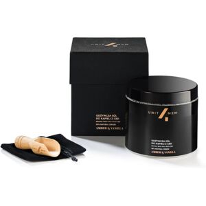 Unit4Men Bath Set Amber & Vanilla sel de bain à l'huile de chanvre