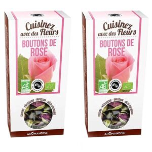 Fleurs comestibles bio - Boutons de Rose 60 g Aromandise