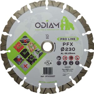 Odiam Disque diamant universel PFX Odiam Ø230x22,33mm