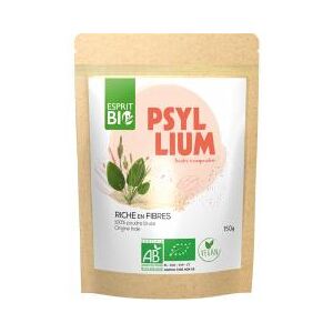 Esprit Bio Psyllium Poudre à Saupoudrer Riche en Fibres 150 g - Sachet 150 g