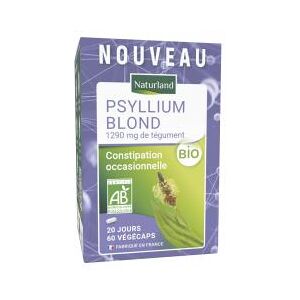 Naturland Psyllium Blond 60 Végécaps - Pot 60 végécaps