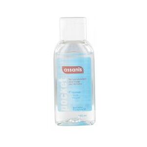 Assanis Pocket Gel Hydroalcoolique Sans Rinçage pour les Mains 100 ml - Flacon 100 ml