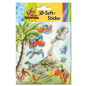 Der Kleine Drache Kokosnuss - 3d-Soft-Sticker: 12 Tlg. Set