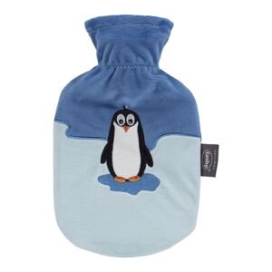 fashy® Bouillotte enfant housse pingouin bleu 0,8 l