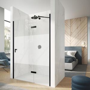 HÜPPE Design pure Porte battante avec segment fixe, 8P9114123373, 8P9114