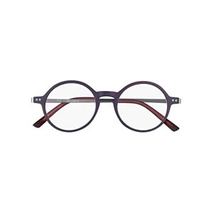 SILAC Navy Metal 7403 Lunettes de Vue de Lecture avec Grandes Verres Rondes pour Femme et Homme Lunettes Loupe Grossissantes Unisex Légères et Résistantes Dioptrie + 3,50 Navy Blue/Metal - Publicité