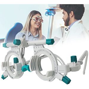 CYMYYDS Cadre De Lentilles D'essai D'essai D'optométrie Optique Optique Réglable, Opticien D'essai D'optométrie Optique D'essai Optique en Titane, PD 48~80mm, Fente De 5 Pièces - Publicité