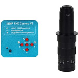 XuuSHA Accessoires de Microscope numérique Portable Caméra de Microscope vidéo Industrielle Industrielle 13 0X c / 180x Ensemble de lentilles Accessoires de Microscope (Color : Set 3) - Publicité