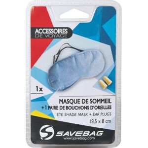 Savebag Masque de sommeil en coton Chêne gris